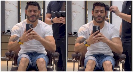 Sertanejo Rodolffo viraliza ao exibir pernas finas em vídeo: 'Faltou no treino'