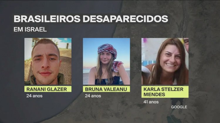 Veja quem são os brasileiros desaparecidos em Israel após ataque do Hamas