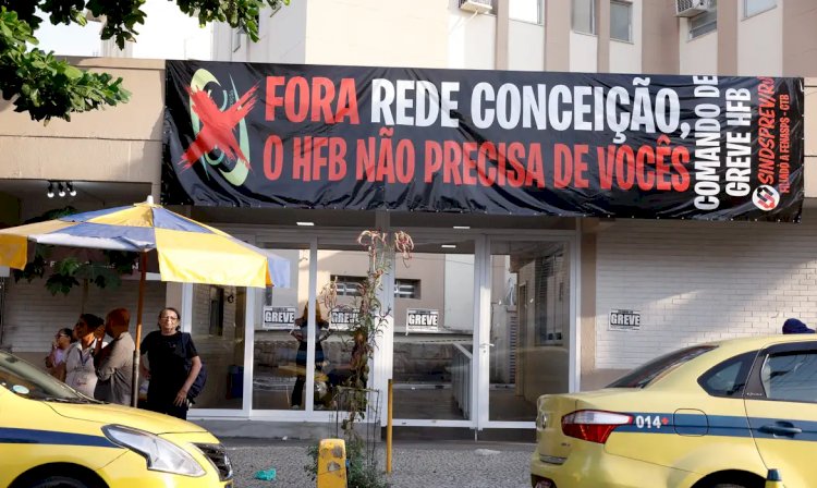 Manifestação impede entrada de nova gestão no Hospital de Bonsucesso