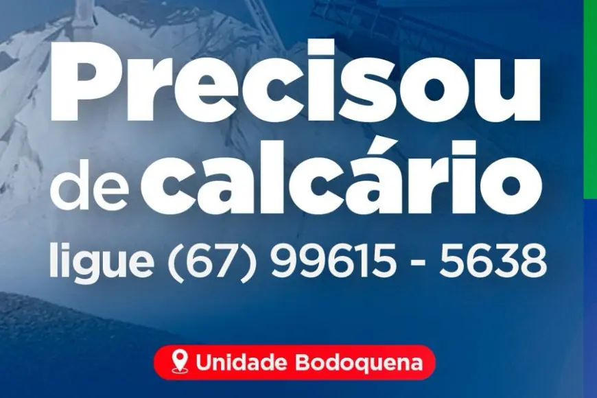 Calcário de alta qualidade direto da jazida: aumente a produtividade da sua lavoura com preço competitivo e entrega garantida