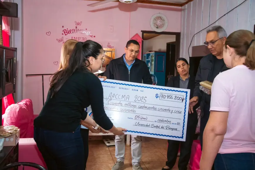 UCP de Pedro Juan doa mais de 30 mil reais a  Associação de Combate ao Câncer de Pedro Juan